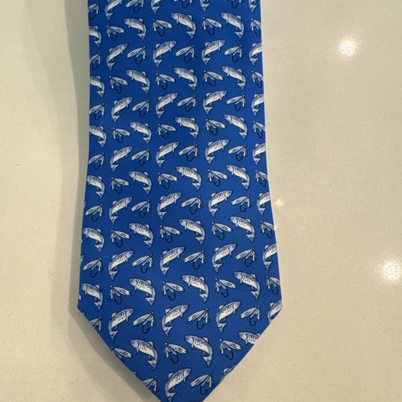 Izod Other - Izod Blue Fishing Reel Tie